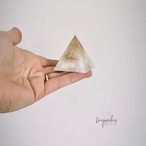 Pyramid of love - keepsake display decoration with ashes hair or preserved breastmilk